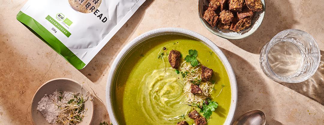 High Protein Erbsensuppe
