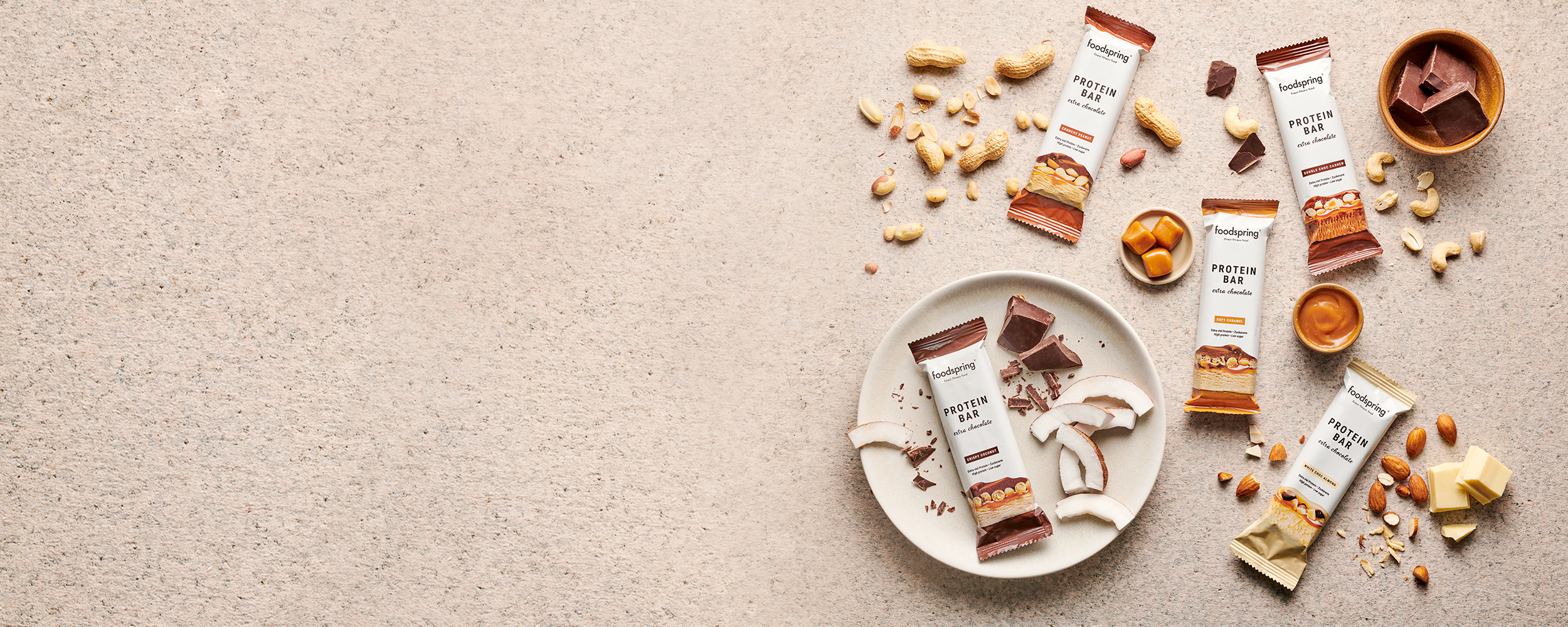 Bis zu 30%* Rabatt auf unsere Proteinriegel! Bis zu 30%* Rabatt auf unsere Proteinriegel!